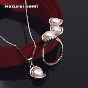 Bộ Trang Sức Ngọc Trai Nữ Hoàng BNT-611 Bảo Ngọc Jewelry (Freesize)