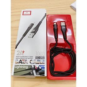Mua Cáp Sạc Bọc Sợi LightningUSB Earldom EC-091i hàng chính hãng