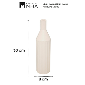 Mua Bình Hoa Trang Trí Bằng Đá Dolomite - Bình Cắm Hoa Màu Trắng Tinh Tế | Casanhà Home Furniture