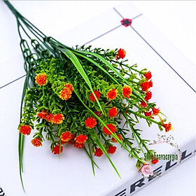 Hoa giả - Chùm hoa baby nhựa dài 33cm siêu dễ thương trang trí cắm điểm