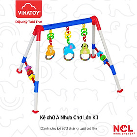 Kệ Chữ A Nhựa Chợ Lớn K1 Không nhạc - M1417-BB5