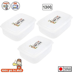 Mua Hộp bảo quản thực phẩm nắp mềm Nakaya 1.3L - Hàng nội địa Nhật Bản (#Made in Japan)