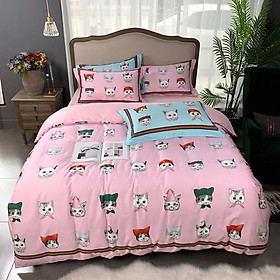 Bộ chăn ga gối Cotton cao cấp 1m6x2m CHT323