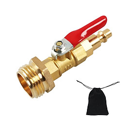 Winterize Blowout Adapter with 1/4 in Male Quick Connecting Adapter 3/4 Inch Male GHT Thread for RV