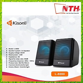 Mua Loa 2.0 kisonli L-8080 LED - HÀNG CHÍNH HÃNG