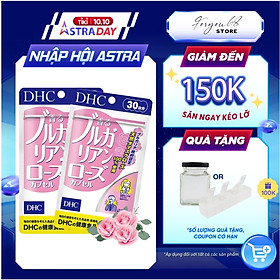 Viên Uống Thơm cơ thể Hương Hoa Hồng DHC Bulgarian Rose Capsule - 60 ngày 120 viên