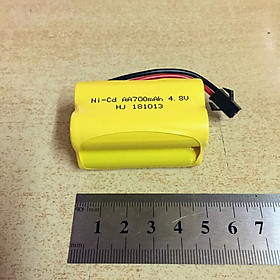 Mua Pin sạc 4.8v dung lượng 700mAh xếp vuông chân càng cua đen jack sm 2p