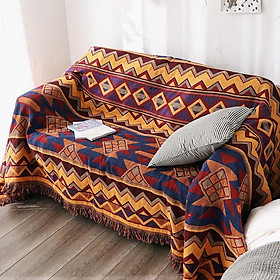 Mua Thảm vintage thổ cẩm trải sofa  Thảm trải sàn  trải phòng ngủ. Thảm vintage dệt sợi bông cotton