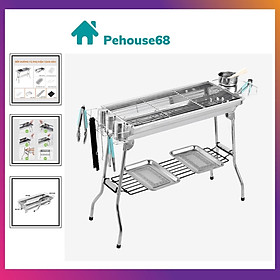 Mua Bếp nướng súc xích thịt xiên và bánh mì di chuyển tiện lợi