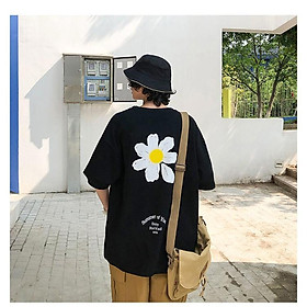 Áo thun Overtee Hoa Cúc DAISY 3 Unisex - Áo thun tay lỡ form rộng aothununisex