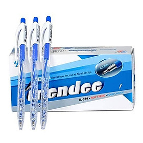 Hộp Bút Bi Thiên Long TL-079 -Treeden Mực Xanh (20 Cây/Hộp)