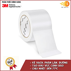 Băng keo dán nền nhiều màu chịu nhiệt 50mm x 33m 3M 764 - phân chia khu vực, vị trí, làn đường, cảnh báo nguy hiểm