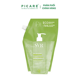 Sữa rửa mặt dạng gel không chứa xà phòng dành cho da nhờn mụn SVR Sebiaclear Gel Moussant 400ml (Túi)