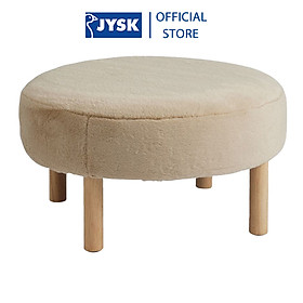 Mua Ghế đôn | JYSK Ramsdal | gỗ công nghiệp/vải polyester | be/sồi | DK70xC40cm