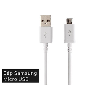 Dây cáp sạc nhanh dùng có các dòng điện thoại samsung cổng sạc micro USB ( dài 1m2)