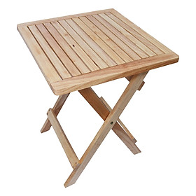 Mua Bàn Xếp Nan Cao Su Lớn Phương Lâm (50 x 50 cm) - Màu Tự Nhiên