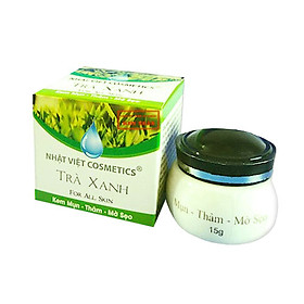 Kem Mụn - Thâm _ Mờ Sẹo 15g - Nhật Việt Trà Xanh