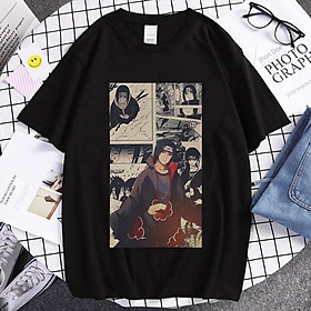 Áo thun hình Naruto - Itachi Uchiha 02 sắc nét độc đẹp giá rẻ