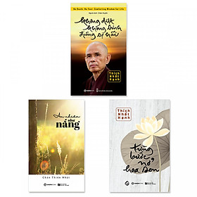 Combo 3 cuốn: Không Diệt Không Sinh Đừng Sợ Hãi, Từng Bước Nở Hoa Sen, An Nhiên Như Nắng