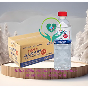 Thùng 24 chai x 500ml nước uống ion kiềm Alkari, giúp tăng cường sức đề kháng