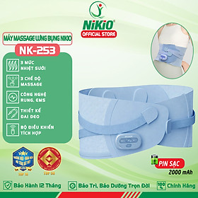 Đai cố định và massage lưng Nikio NK-253 - Giải pháp cho những người hay đau nhức lưng