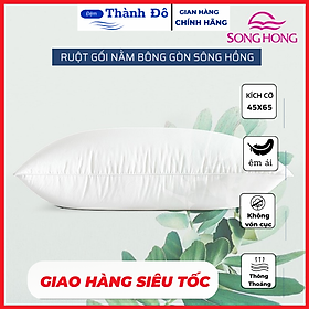 Mua Ruột gối bông tinh khiết sông hồng 45x65