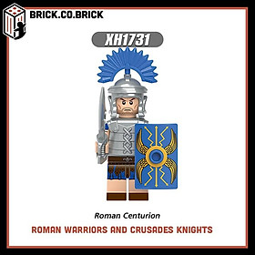 Mô Hình Lính Roman Warrior và Crusades Knights Đồ Chơi Lắp Ráp Minifig Lính Trung Cổ Chiến Binh La Mã X0316