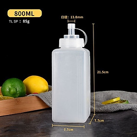 CHAI BÓP ĐỰNG TƯƠNG ỚT NƯỚC SỐT ĐỒ PHA CHẾ CHUYÊN DÙNG CHO NHÀ HÀNG KHÁCH SẠN QUÁN BAR DT 800ML VÀ 1000ML CAO CẤP HÀNG MỚI