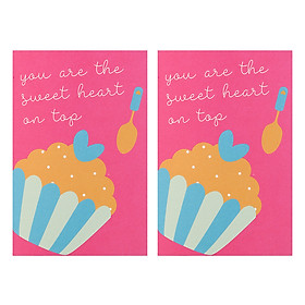 Combo 2 Thiệp Papermix - You Are The Sweet Heart On Top