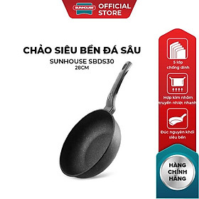 Chảo siêu bền đá sâu Sunhouse SBDS28