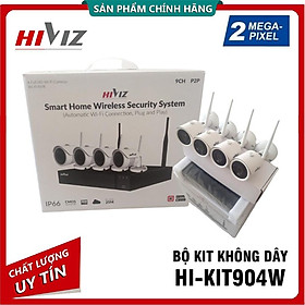 Mua Bộ Kit Wifi 4 Camera Full HD 1080P (2.0mp) Đầy Đủ Phụ Kiện  Dễ Sử Dụng - Hàng chính hãng