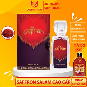 Nhụy Hoa Nghệ Tây Saffron Salam 1Gram/hộp Saffron Việt Nam Tặng Mật ong ngâm Saffron 100ml