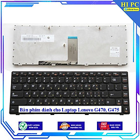 Bàn phím dành cho Laptop Lenovo G470 G475 - Hàng Nhập Khẩu