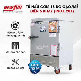 Mua Tủ Nấu Cơm Bằng Điện NEWSUN 6 Khay Nhập Khẩu