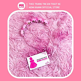 Phụ kiện thời trang MK Băng đô hoa cài tóc xinh xắn cho bé gái dự tiệc 1 2 3 4 5 6 7 8 tuổi