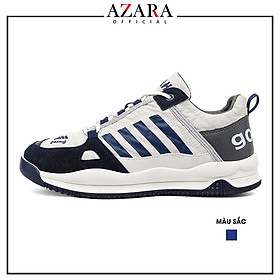 Giày Thể Thao Nam AZARA - Sneaker Màu Xanh Than - Năng Động Cá Tính, Dễ Phối Đồ Cho Nam - G5528