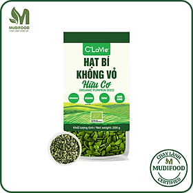 Hạt Bí Không Vỏ Hữu Cơ C'Lavie 200g - Nấu Sữa Hạt, Ngũ Cốc Ăn Dặm, Người Ăn Chay, Ăn Kiêng, Ăn Vặt, Làm Bánh, Eatclean, Healthy