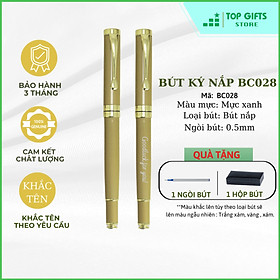 Bút ký tên cao cấp PV027 | Bút ký khắc tên làm Quà sinh nhật biếu sếp thầy cô giáo bạn bè đồng nghiệp