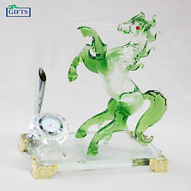 Mua Ngựa cắm viết đồng hồ để bàn làm việc - màu xanh lá