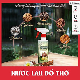Mua Nước Lau Đồ Thờ Tâm Khang Mang Tài Lộc  Lau Bàn Thờ  Đồ Phong Thủy  Trang Sức Gia Tăng May Mắn  Tài Lộc  Vượng Khí 500ml