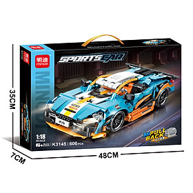 MINGDI - K3145 - Xe Đua Kéo Thả Tỉ Lệ 1:18 (606Chi Tiết)