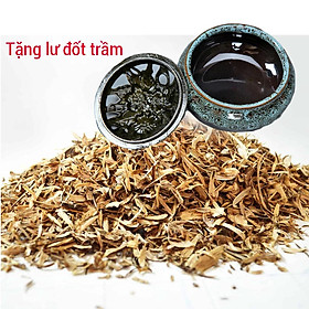 Mua Vụn trầm hương tự nhiên xông nhà tặng lư đốt trầm ngẫu nhiên