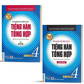 Sách - Combo Tiếng Hàn Tổng Hợp Dành Cho Người Việt Nam Trung Cấp 4 ( Giáo trình + SBT)