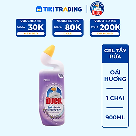 Gel Tẩy Rửa Bồn Cầu  DUCK  Hương Oải Hương 900ml