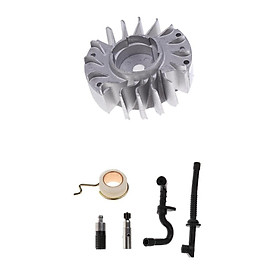 Cylinder Assembly Oil Line  with Fly Wheel for  017 018 MS170