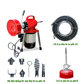 Mua Máy thông cống lò xo 3A500W hiệu quả nhanh  đánh bay mọi ổ rác gây tắc nghẽn - Hàng Chính Hãng