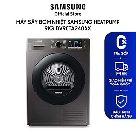 Máy sấy bơm nhiệt Samsung Heatpump 9kg DV90TA240AX/SV - Hàng chính hãng