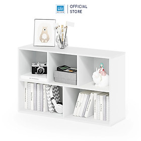 Mua Kệ Sách Gỗ 5 Ngăn Có Hậu 80 x 50 x 24cm SIB Decor Cabinet KSG50