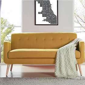 Mua Ghế Sofa Băng Dài Màu Vàng Juno Sofa HFC-GBD001-V8 Cao Cấp