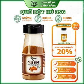 Quế Bột Tự Nhiên Vipep Hũ Nhựa 35g - Gia vị Vipep